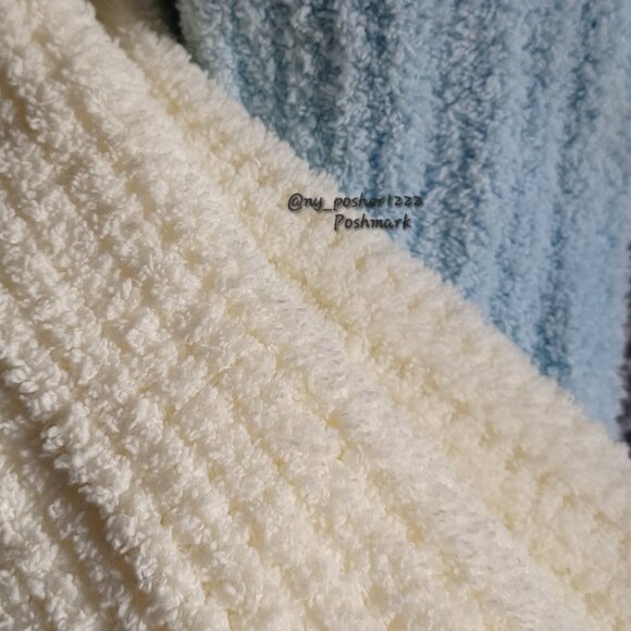 EARTH THERAPEUTICS 𝖢𝖮𝖹𝖸 𝖩𝖠𝖬Z𝖹𝗓™ with SHEA BUTTER Socks 🔵⚪ (2 Pairs) - Picture 8 of 14